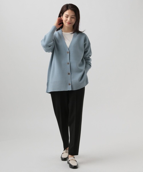 「Elura」 ニットカーディガン MEDIUM マスタード レディース_画像8