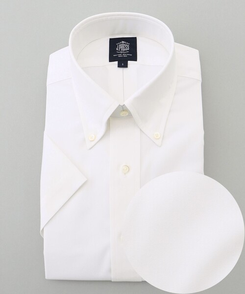 J.PRESS（J.プレス） フォーマル シャツ 半袖 「PREMIUM PLEATS / 形態