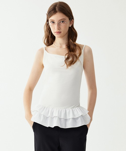 hyeon キャミソール　Mサイズ　ホワイト　新品未使用 ZOZOTOWN Yahoo!店 - キャミソール｜Yahoo!ショッピング