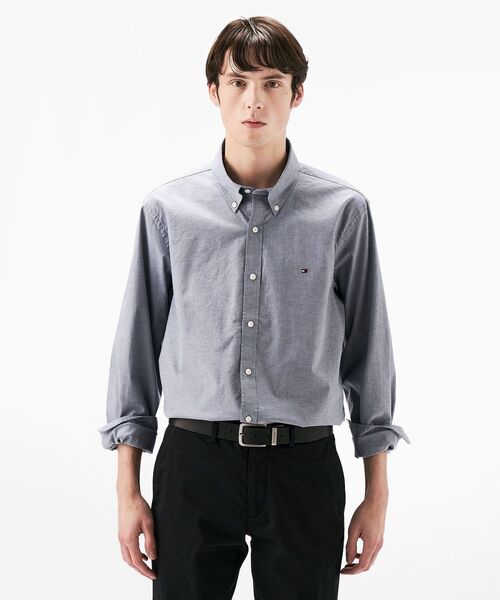 トミー ヒルフィガー（ ）/オックスフォードソリッドロングスリーブシャツ TOMMY HILFIGER（トミー・ヒルフィガー） シャツ オックスフォード