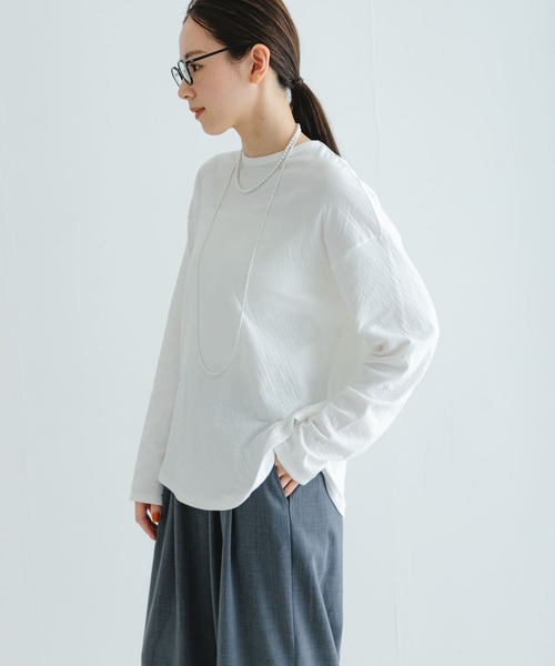 アパルトモン ジェントルウーマン コットン Tシャツ 日本製 白 アパルトモン ジェントルウーマン コットン Tシャツ 日本製 白