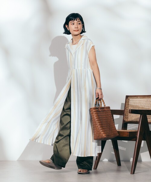 FREAK'S STORE（フリークスストア） シャツワンピース インド マルチ