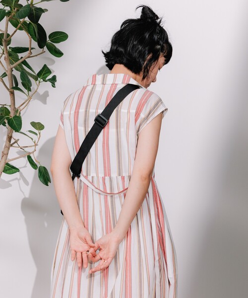 ストライプ ノースリーブ ミニワンピース ZARA ストライプ ノースリーブ ミニワンピース デニム タイト