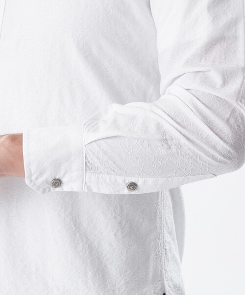 EPOCA UOMO シャツ ボタニカルジャカードシャツ メンズ