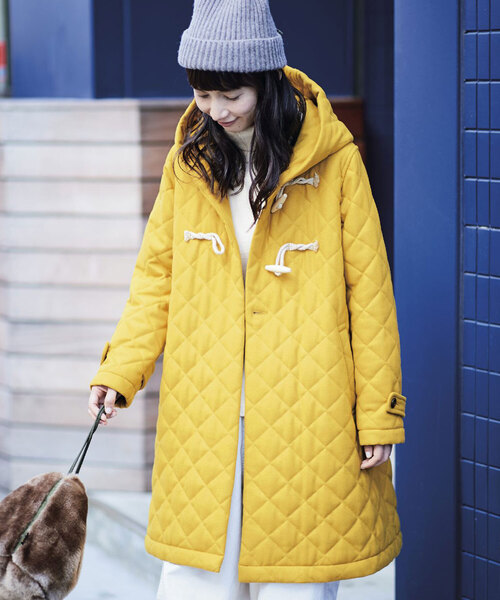 Sunny clouds（サニークラウズ） ダッフルコート MEDIUM イエロー