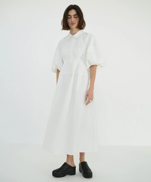 CLANE（クラネ） ワンピース WAIST DESIGN VOLUME ONEPIECE : ZOZOTOWN