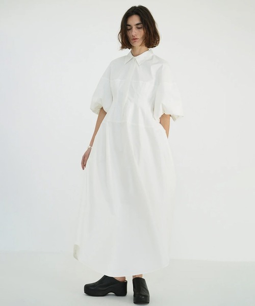 CLANE（クラネ） ワンピース WAIST DESIGN VOLUME ONEPIECE : ZOZOTOWN