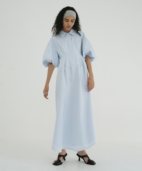 CLANE（クラネ） ワンピース WAIST DESIGN VOLUME ONEPIECE : ZOZOTOWN