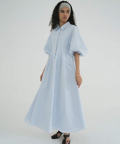 極美品 クラネ WAIST DESIGN VOLUME ONEPIECE CLANE WAIST DESIGN VOLUME ONEPIECE 【公式通販】