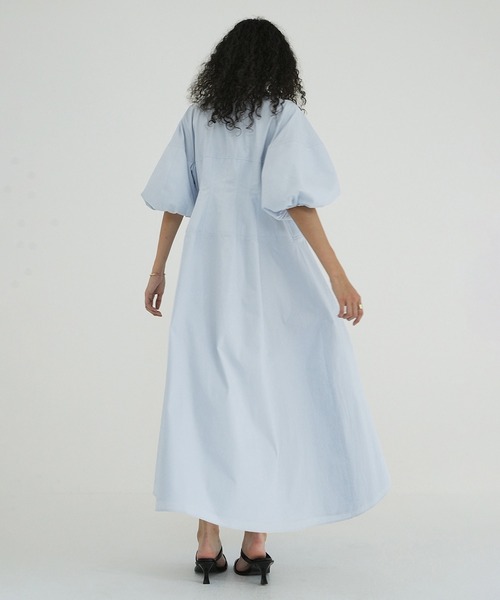 ワンピース CLANE WAIST DESIGN VOLUME ONEPIECE CLANE（クラネ） ワンピース WAIST DESIGN VOLUME ONEPIECE : ZOZOTOWN
