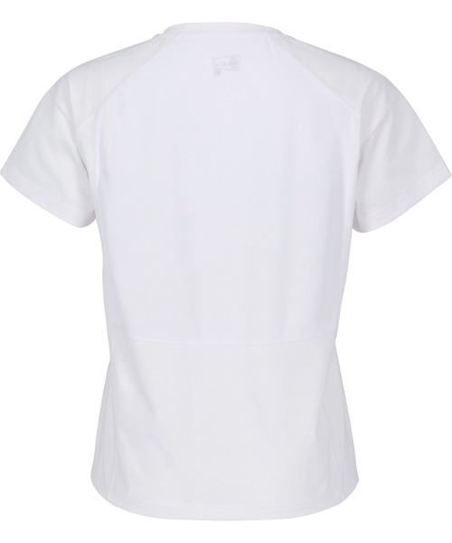 tシャツ 「CHUMS (チャムス)コラボ」　バックメッシュTシャツ　3分袖 レディース CW-X tシャツ 「CHUMS (チャムス)コラボ」 バックメッシュT