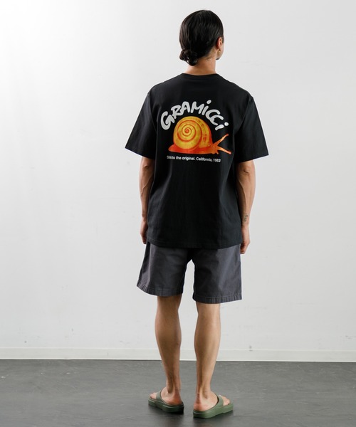 ★eessay★PRECIOUS SLOW SNAIL T-SHIRT BLACKSTRIPED韓国送料込 ナガスギルイヌ トモダチフロムアナザーワールド｜ドライビッグ