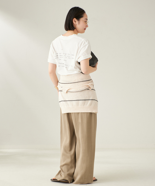 plage fibril linen 混フレアパンツ セール】fibril linen 混 フレアパンツ(508075483) | プラージュ