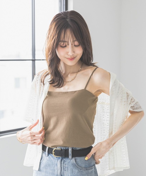 Ray BEAMS チェック シャーリング キャミソール Ray BEAMS（レイ ビームス）【7/17再値下げ】チェック
