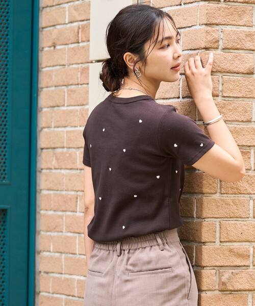 STRAY GIRL STREET ハートポケ デカスリット Tシャツ PSYNYXX ハートウィングベアーTシャツ 地雷 サブカル | 韓国系