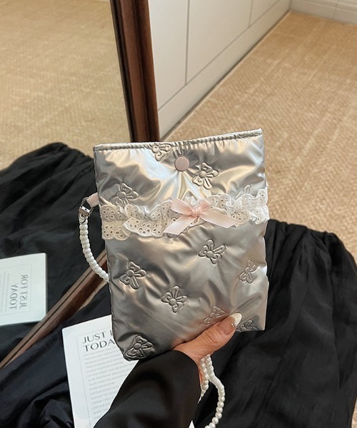 Mejoul ショルダーバッグ バッグ オーロラリボンキルティングミニ