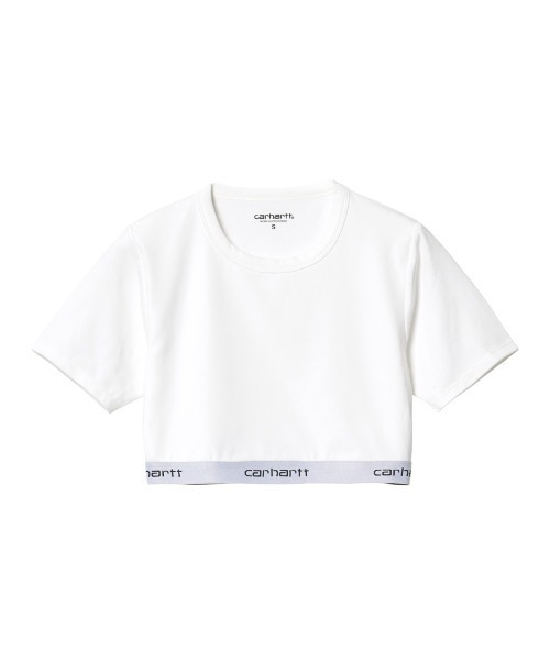 tシャツ Carhartt WIP W' SCRIPT CROP TOP（カーハートワークインプログレス ウィメンズ スクリプト クロップ トップ）