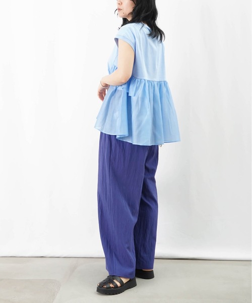 LADY LUCK LUCA パンツ LC/LLL タックワイドパンツ レディース
