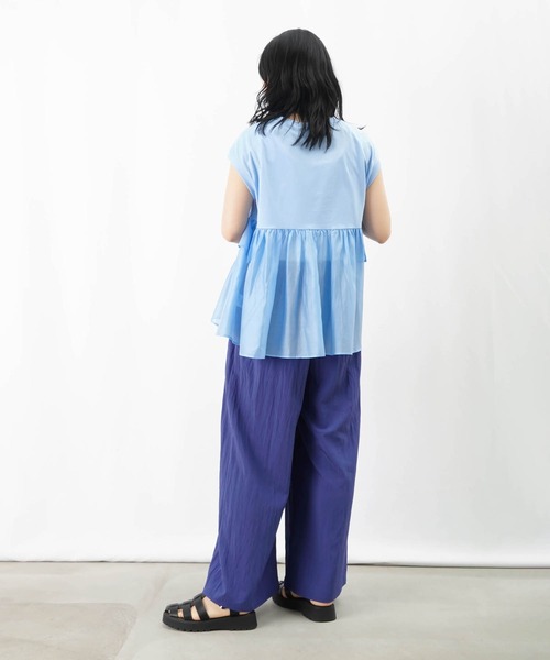 LADY LUCK LUCA パンツ LC/LLL タックワイドパンツ レディース