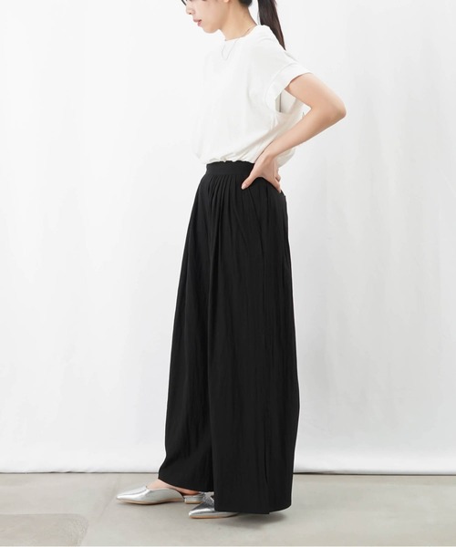 LADY LUCK LUCA パンツ LC/LLL タックワイドパンツ レディース