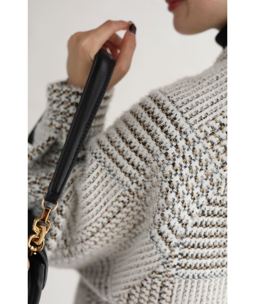 「CAWAII」 ノーカラージャケット FREE アイボリー レディース_画像9