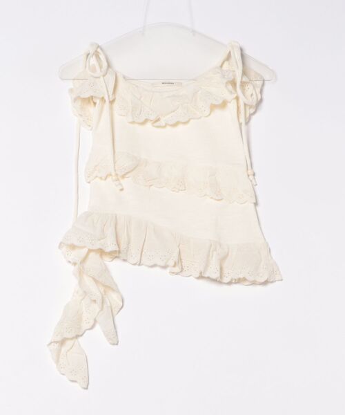 lace frill cami レディース