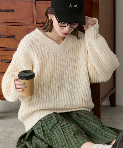 BONLECILL（ボンルシール） ニット セーター ざっくりボリューム