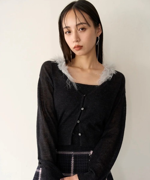 SNIDEL（スナイデル） ニットアンサンブル FREE ピンク レディース