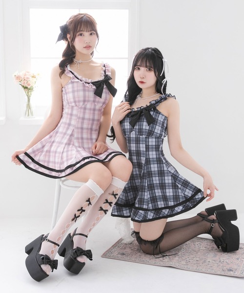 DearMyLoveRose（ディアマイラブローズ） 水着 体型カバー 配色フリル