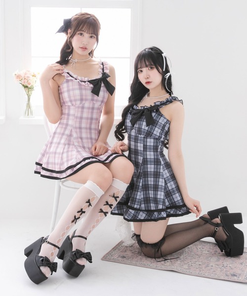 DearMyLoveRose（ディアマイラブローズ） 水着 配色フリルリボン