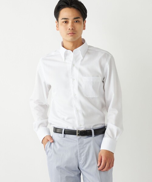 【Paul Smith】ミニヘリンボーンパターン ドレスシャツ Paul Smith フォーマル シャツ ミニヘリンボーンパターン ドレス
