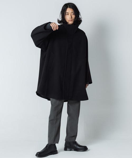 「DETAILS」 コート LARGE クリーム メンズ_画像7