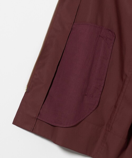 6 コート アウター 「6(ROKU)」コットン ジップ シャツ ジャケット