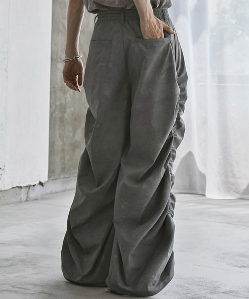 DAN シャリ様　パンツ-s Spielio パンツ 「Spielio」Fade patterned shirred design pants