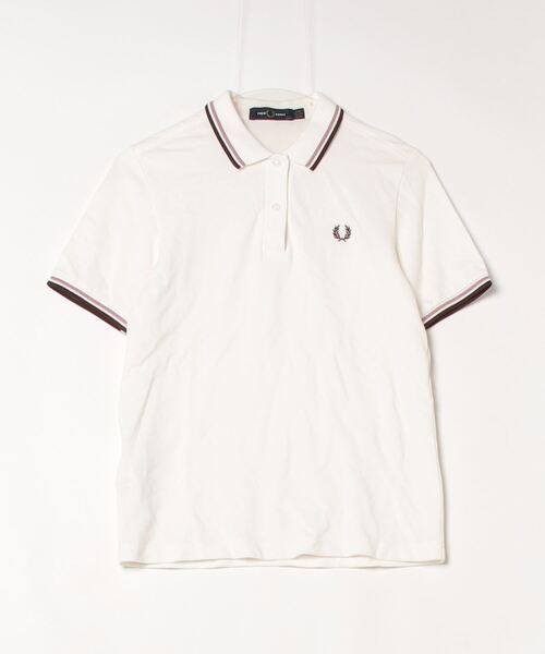 「FRED PERRY」 半袖ポロシャツ 8 ホワイト系その他2 レディース