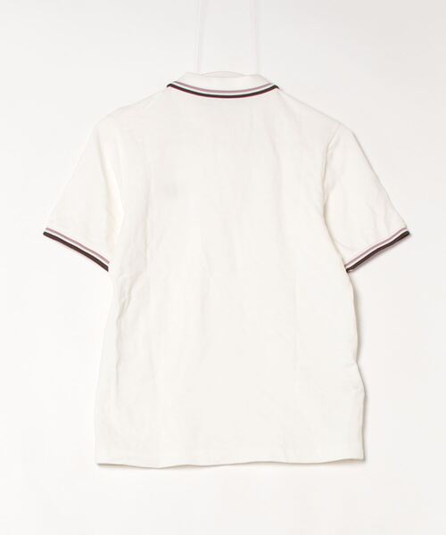 FRED PERRY ホワイト 半袖ポロシャツ FRED PERRY ホワイト ポロシャツ 半袖 - メルカリ
