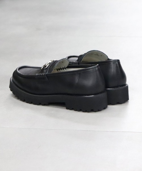 glabella（グラベラ） ローファー 厚底 本革 カウレザー ホースビット