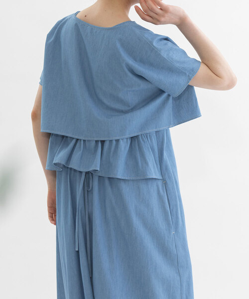 ノップドゥノッド（nop de nod）/2wayラッフルワンピースアンサンブル nop de nod（ノップドゥノッド） ワンピース 2wayラッフルワンピース