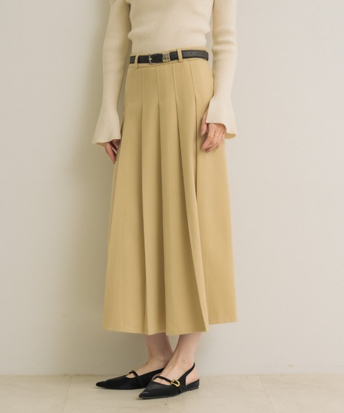 NEUNA（ヌナ） スカート クラシックプリーツミディスカート : ZOZOTOWN