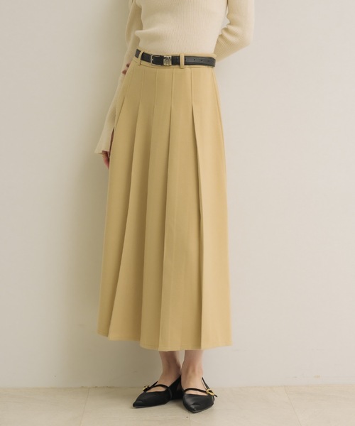 weekendMaxMara　ドッグプリントプリーツミディスカート　定価7万円 weekendMaxMara ドッグプリントプリーツミディスカート 定価7万