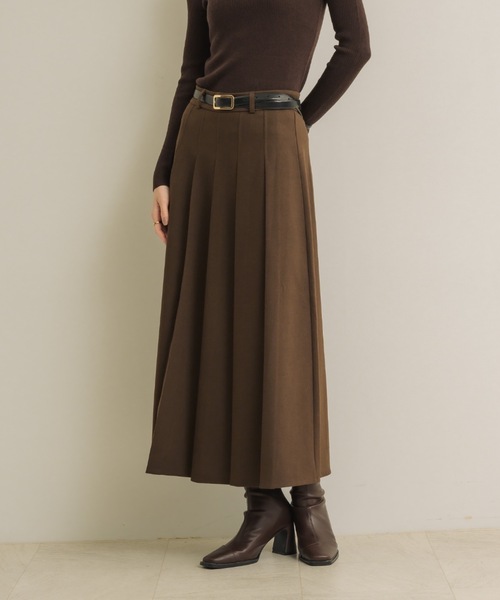NEUNA（ヌナ） スカート クラシックプリーツミディスカート : ZOZOTOWN