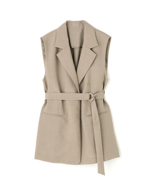 「NATURAL BEAUTY BASIC」 ベスト SMALL ネイビー レディース