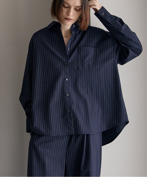 for/c（フォーシー） ブラウス シャツ 「新色追加」ストレッチオーバー