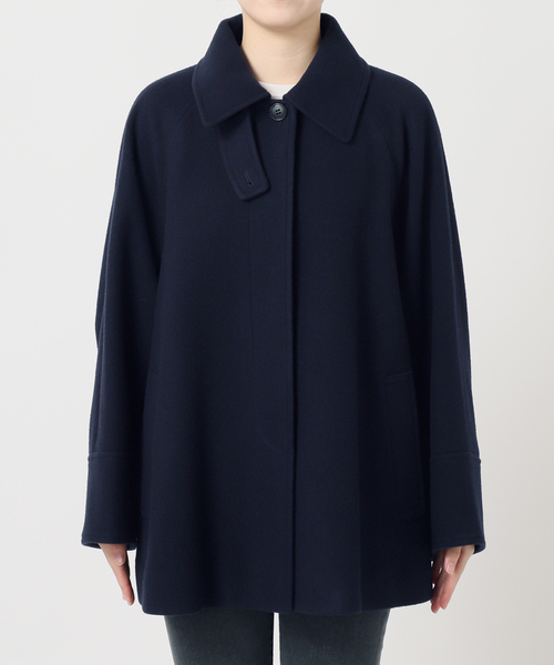 JOURNAL STANDARD relume 尾州ウールクルーネックコート JOURNAL STANDARD relume ステンカラーコート コート 「追加」尾