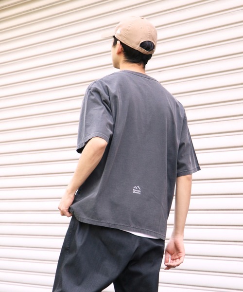 「Franklin Climbing」 半袖Tシャツ X-LARGE チャコールグレー メンズ_画像6