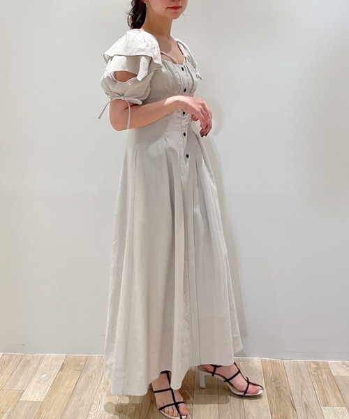 「SNIDEL」 半袖ワンピース 0 ブラック レディース_画像2