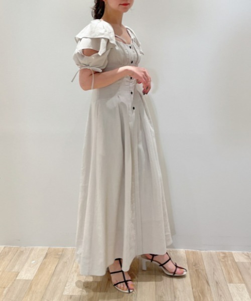 「SNIDEL」 半袖ワンピース 0 ブラック レディース_画像10