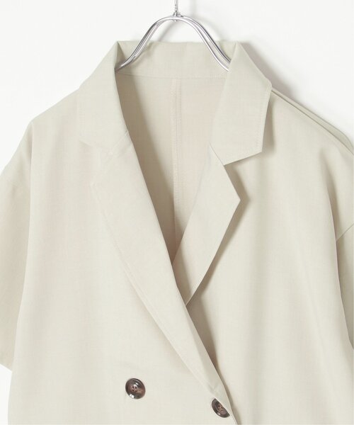 「notch.」 テーラードジャケット M オフホワイト レディース_画像6