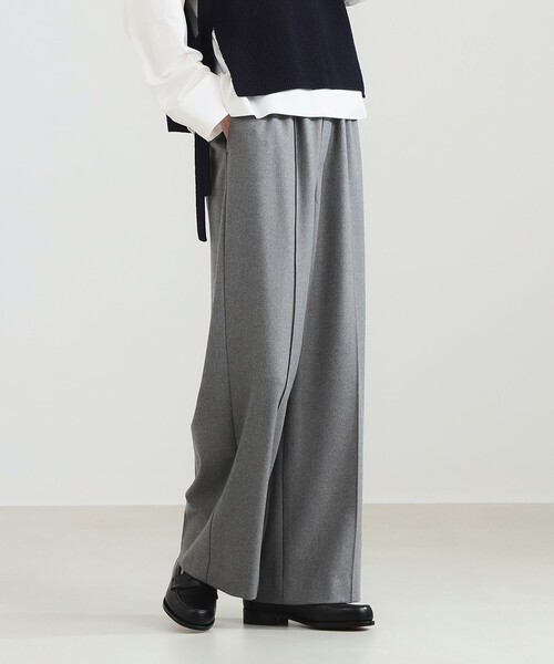 Demi-Luxe BEAMS（デミルクス ビームス） パンツ ウールライク