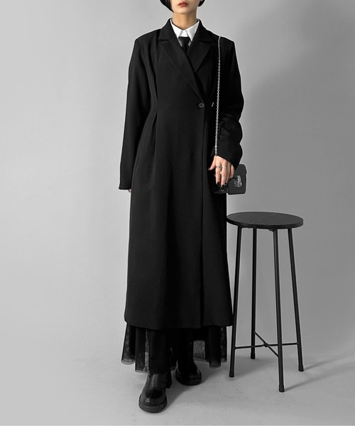 CULLT ロングジャケット ブラック 楽天市場】Festinalente 喪服 レディース ロングジャケット 洗える